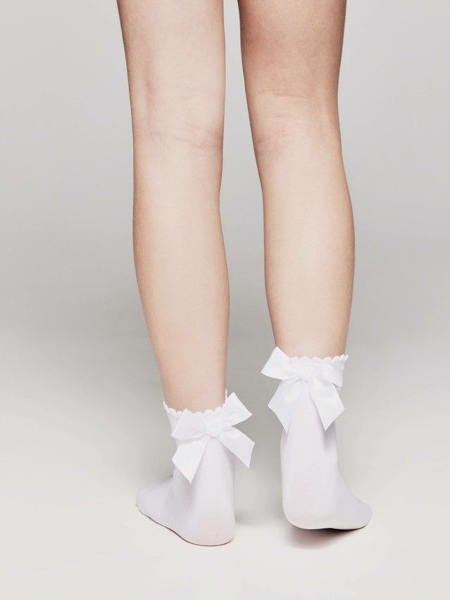 Носки для девочек нарядные CE LILY, р.18-20, bianco - 2