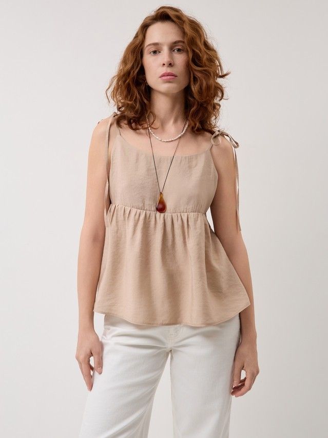 Блузка жен. C LBL 3421, р.170-84-90, beige - 3