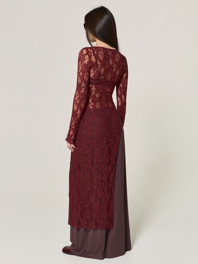 Джемпер женский C LD 3501, р.170-84, burgundy - 2