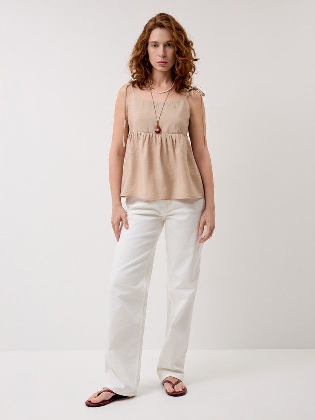 Блузка жен. C LBL 3421, р.170-84-90, beige - 1