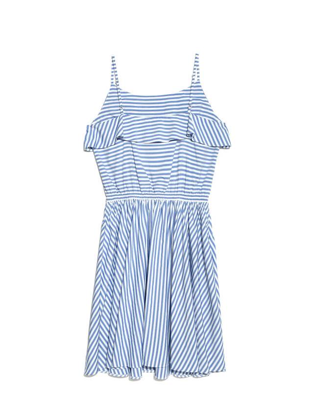 Платье LPL 911, р.170-84-90, white-blue - 5