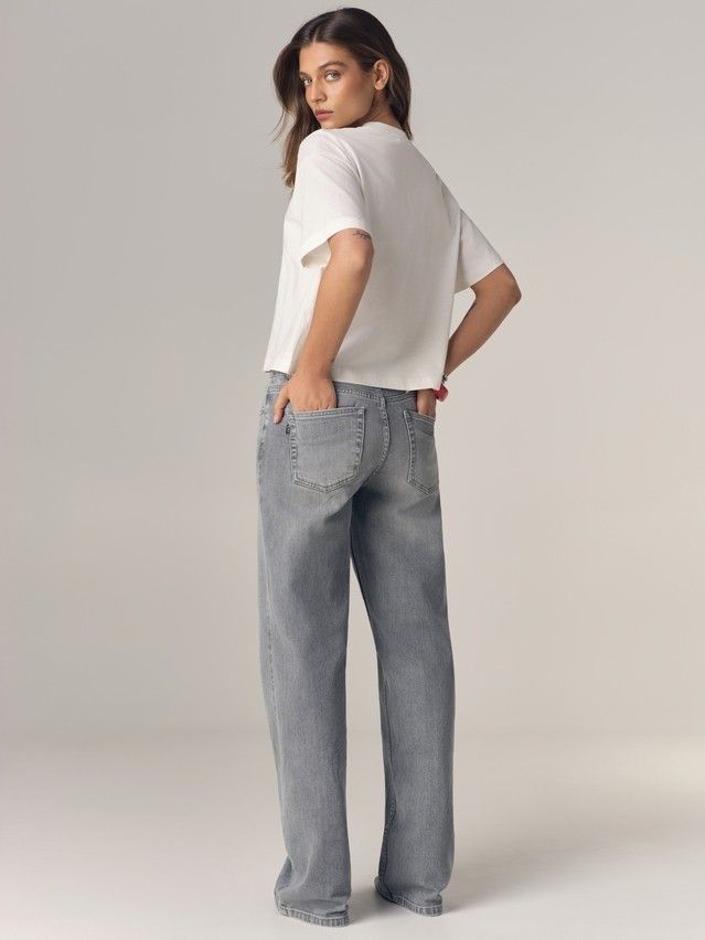 Джемпер женский C LD 3469, р.170-84, milk-abstract flower - 3