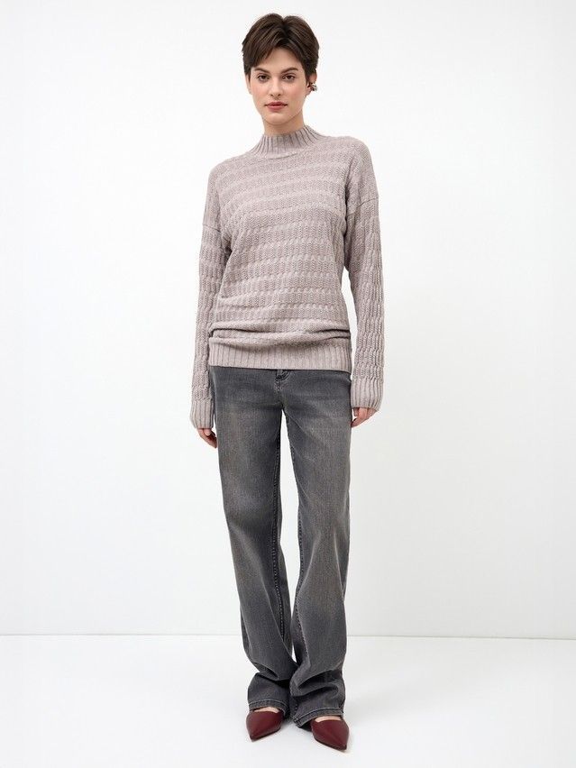 Джемпер женский CE LDK24105 24С-105СП, р.170-84, cappuccino melange - 3