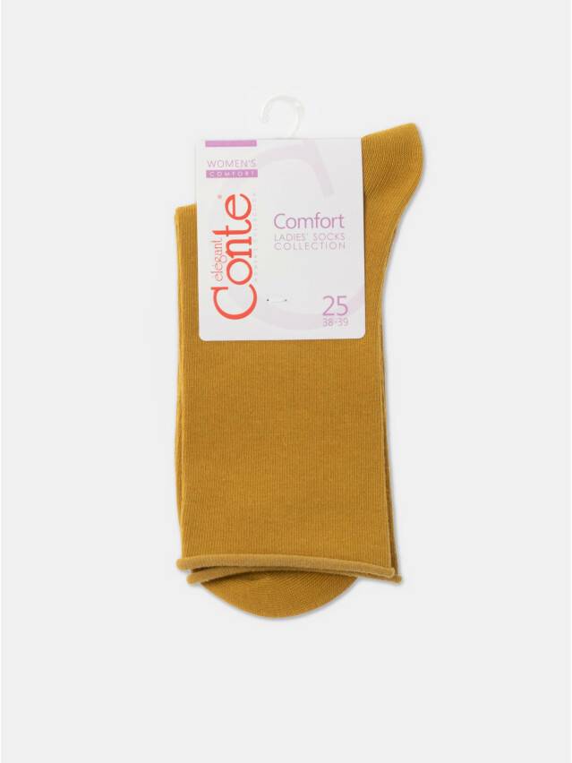 Носки женские хлопковые CE COMFORT (без резинки) 19С-101СП, р.36-37, 000 горчичный - 5