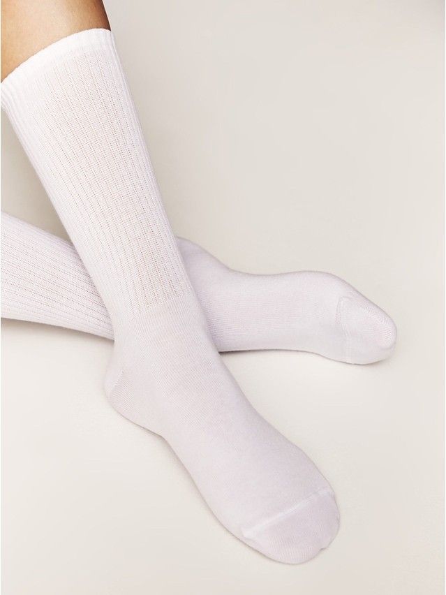 Носки женские хлопковые C FANTASY (с вышивкой) 24С-77СП, р.23-25, 668 белый - 3