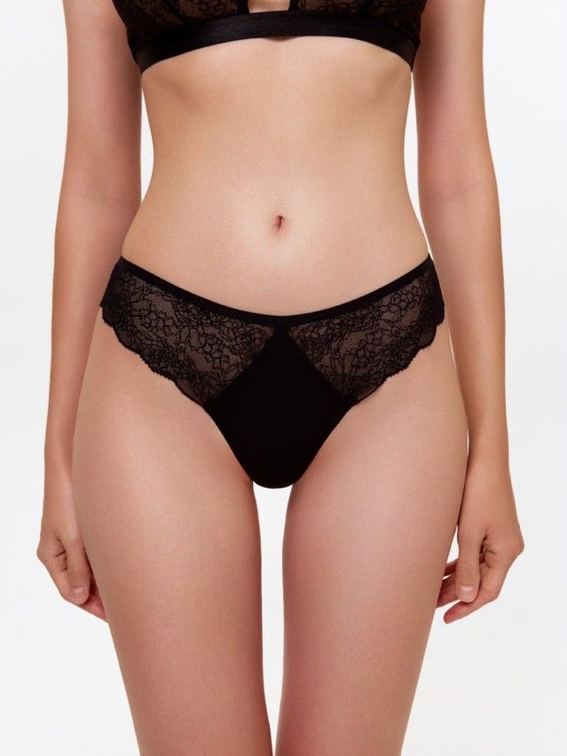 Трусы женские CE FLOWER LINE LBR 3179, р.90, black - 1