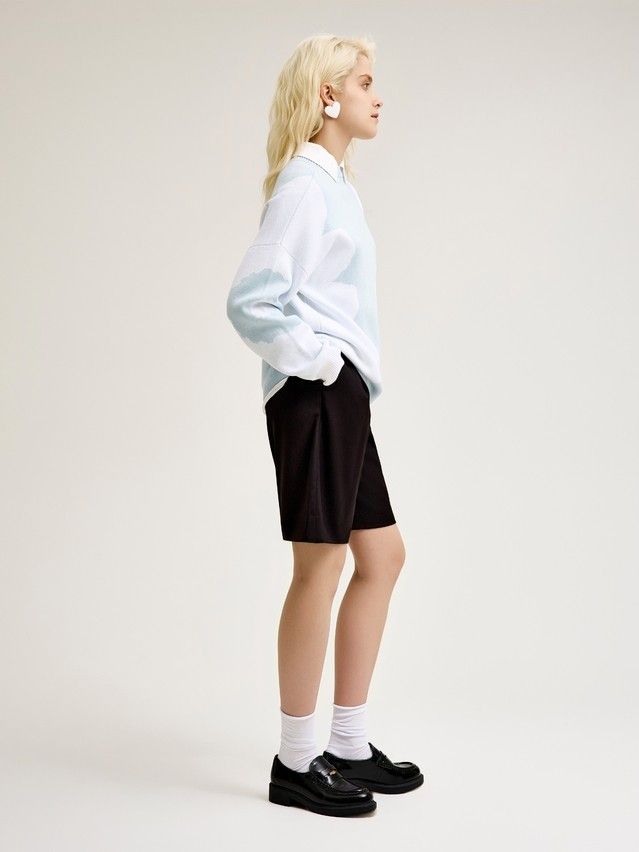 Джемпер женский CE LDK24122 24С-122СП, р.170-84, blue-white - 3