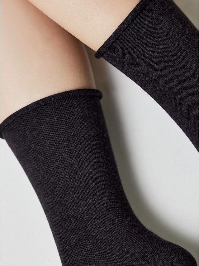 Носки женские хлопковые COMFORT (без резинки) 19С-101СП, р. 36-37, 000 черный - 6