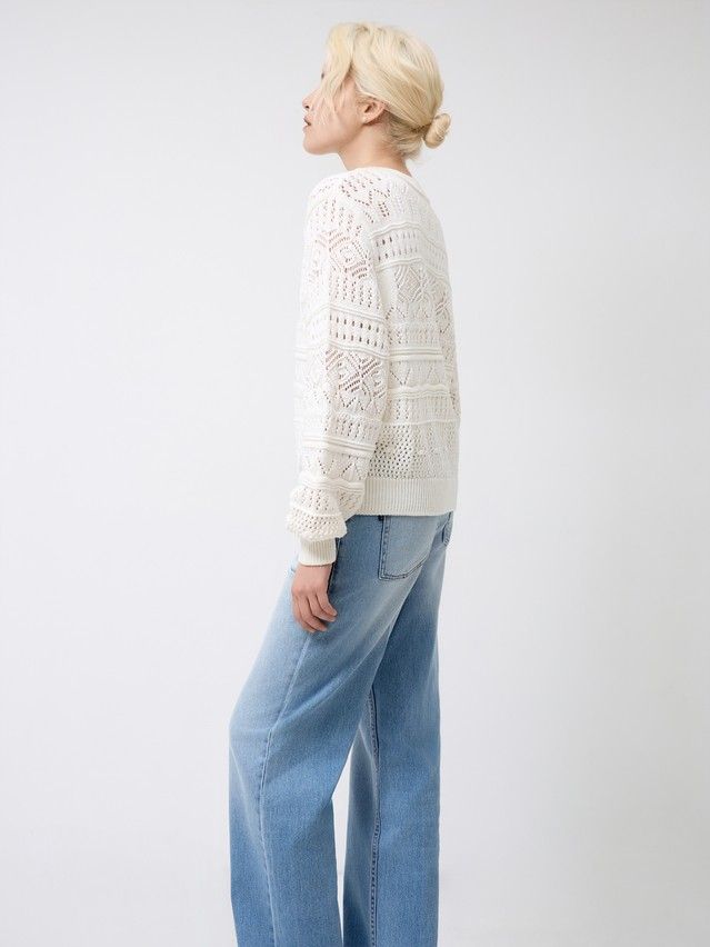 Джемпер женский CE LDK24111 24С-111СП, р.170-84, ecru - 3