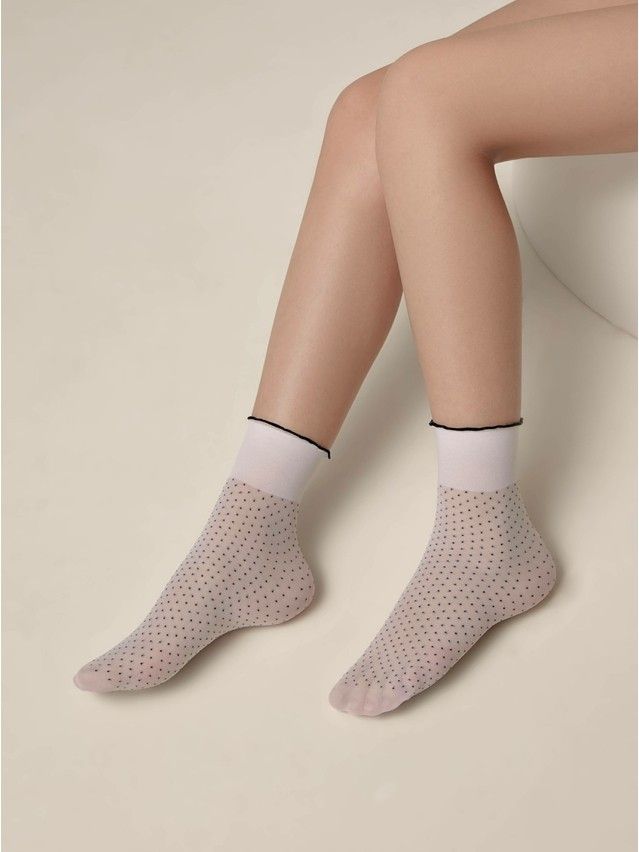 Носки для девочек нарядные CE POINT, р.18-20, bianco - 2