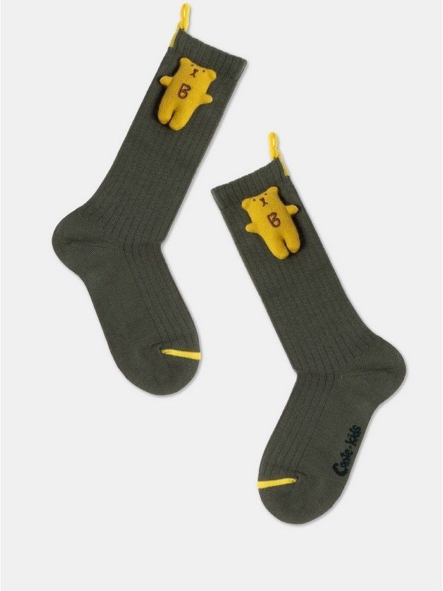 Носки детские CK TIP-TOP (декор, мишки) 20С-170СП, р.14, 574 хаки - 5