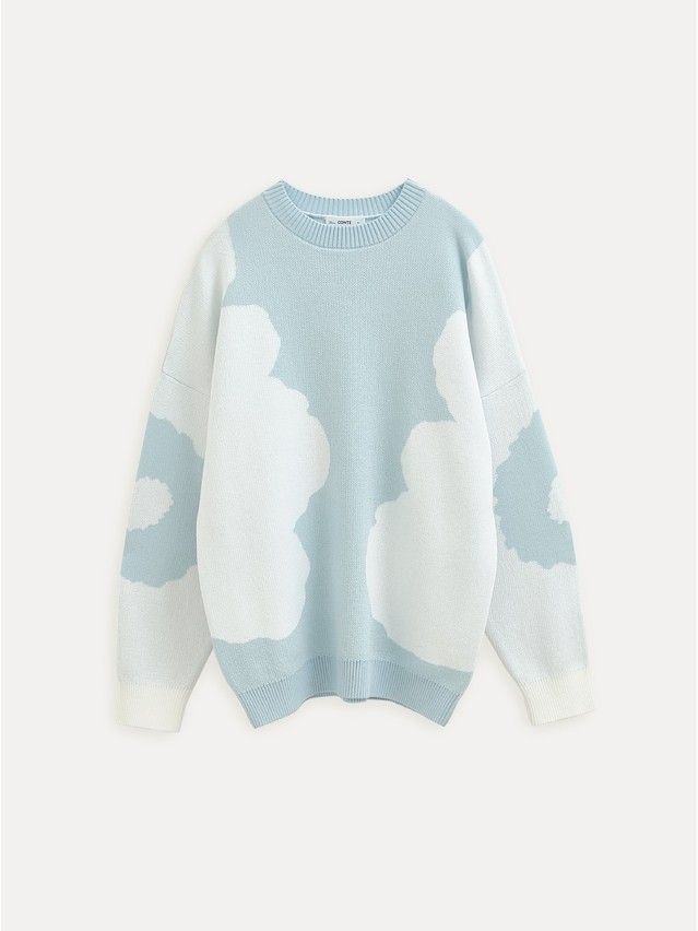 Джемпер женский CE LDK24122 24С-122СП, р.170-84, blue-white - 6