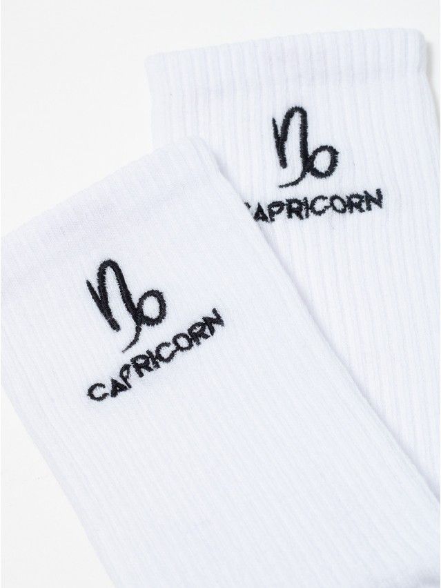 Носки женские хлопковые C FANTASY (с вышивкой) 24С-77СП, р.23-25, 665 белый - 11