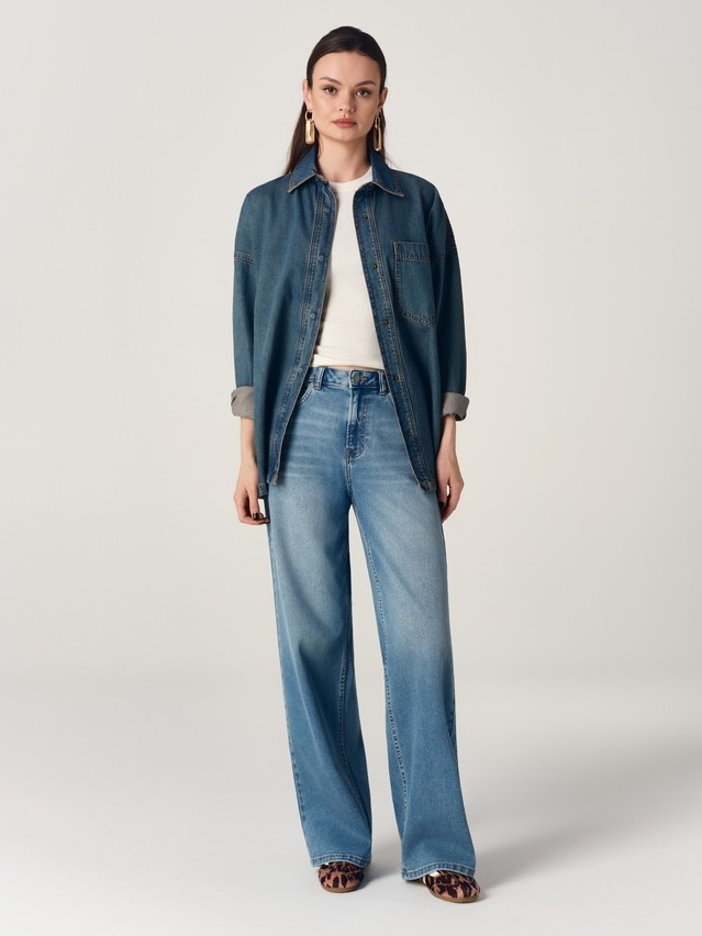 Джинсы жен. C CON-863, р.164-90, light blue - 4