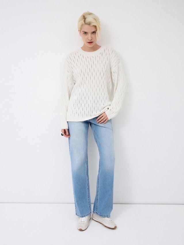 Джемпер женский CE LDK24119 24С-119СП, р.170-84, ecru - 2