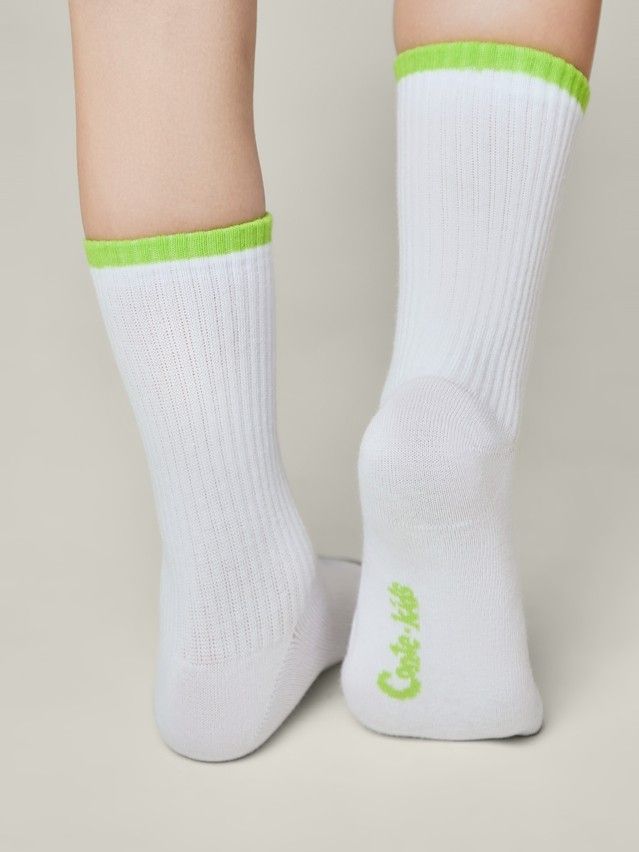 Носки детские CK ACTIVE 20С-167СП, р.16, 1021 белый-салатовый - 2