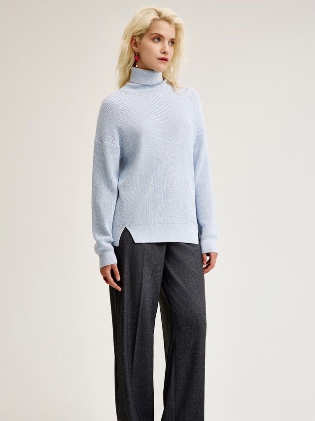 Джемпер женский CE LDK24108 24С-108СП, р.170-84, blue melange - 4