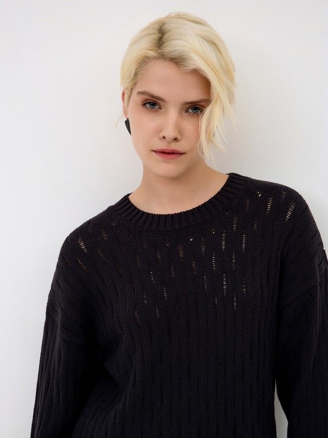 Джемпер женский CE LDK24119 24С-119СП, р.170-84, black - 4