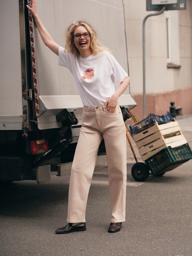 Джемпер жен. CE LD 3032, р.170-92, white-cake - 1