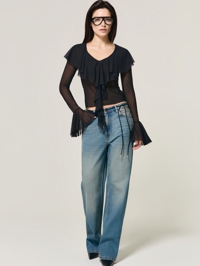 Джемпер женский C LD 3485, р.170-84, black - 5