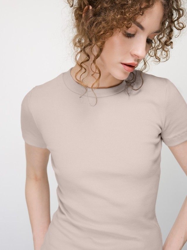Футболка жен. CE BASIC COLLECTION LFB 5023 (пакет),р.170-84, beige - 4