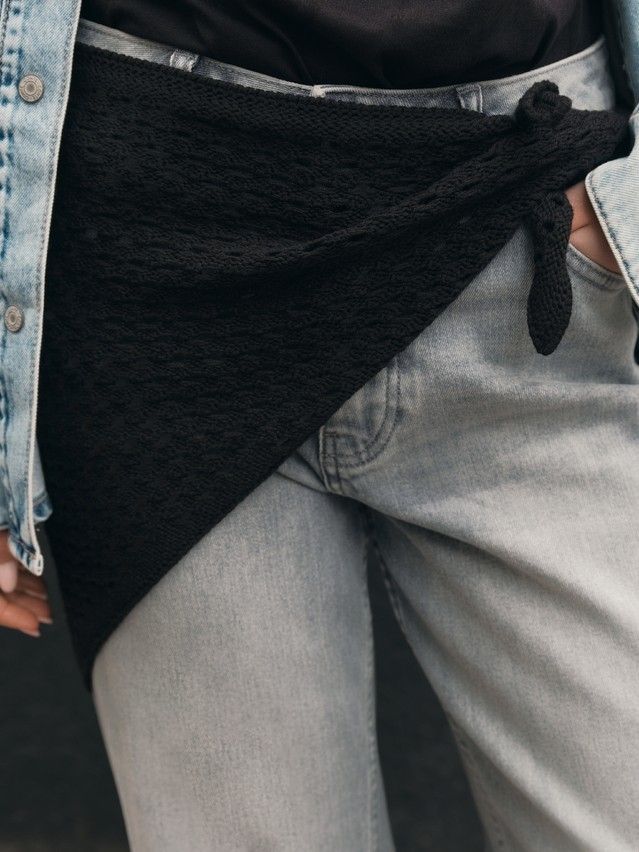 Косынка жен. C LDK25194 25С-194СП, р.42*108, black - 4