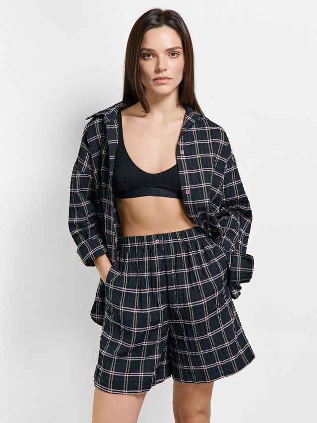 Рубашка женская C LRU 3321, р.170-84-90, black - 4