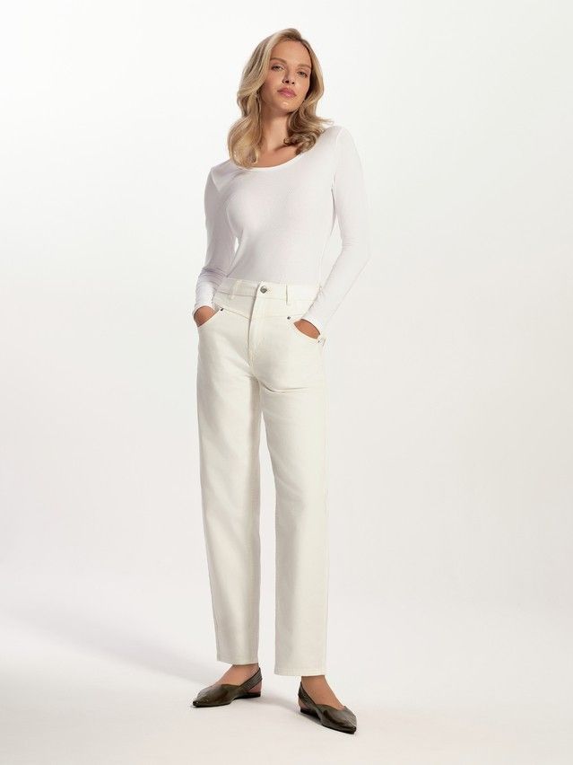 Брюки джинсовые женские CE CON-726, р.170-102, off white - 1