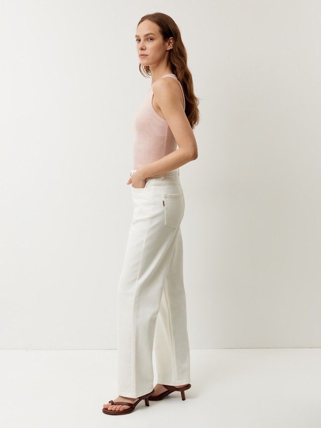 Джинсы жен. C CON-993, р.164-90, off white - 3