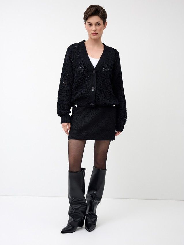 Юбка женская C LU 3273 24С-3336ТСП, р.170-90, black - 1