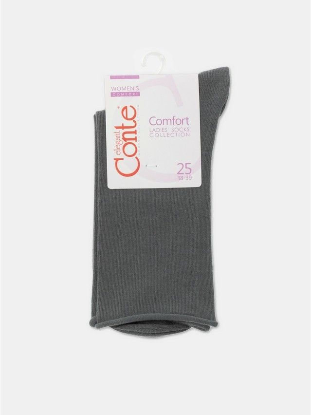 Носки женские хлопковые CE COMFORT (без резинки) 19С-101СП, р.36-37, 000 темно-серый - 5