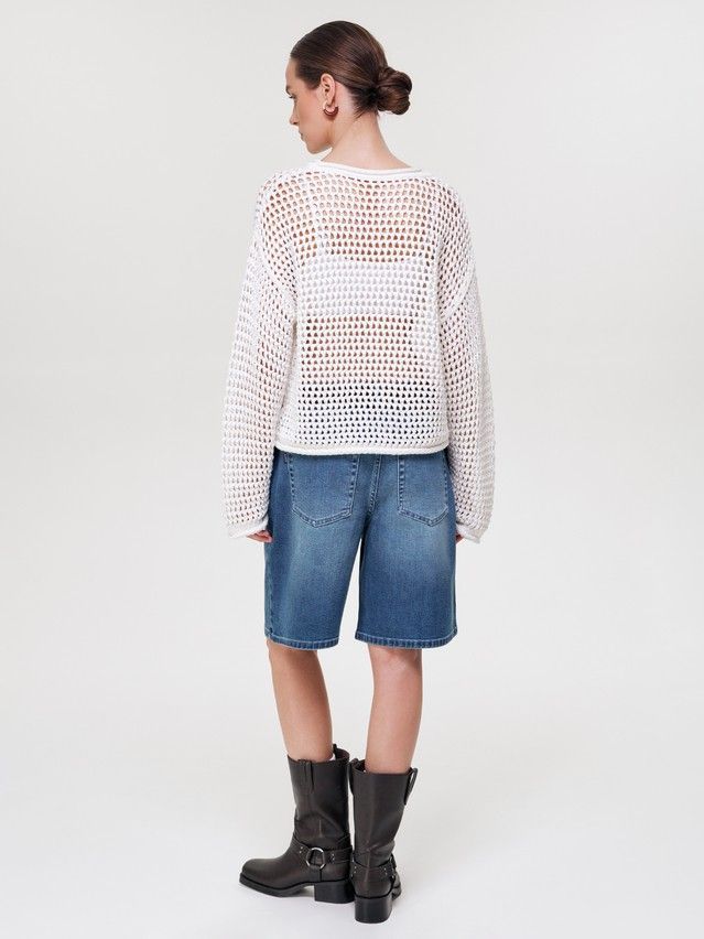 Джемпер женский CE LDK2556 25С-56СП, р.170-84, ecru - 2