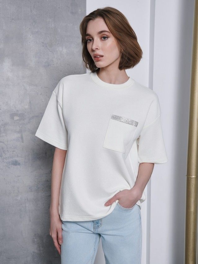 Джемпер женский CE LD 2596, р.170-92, off-white - 2