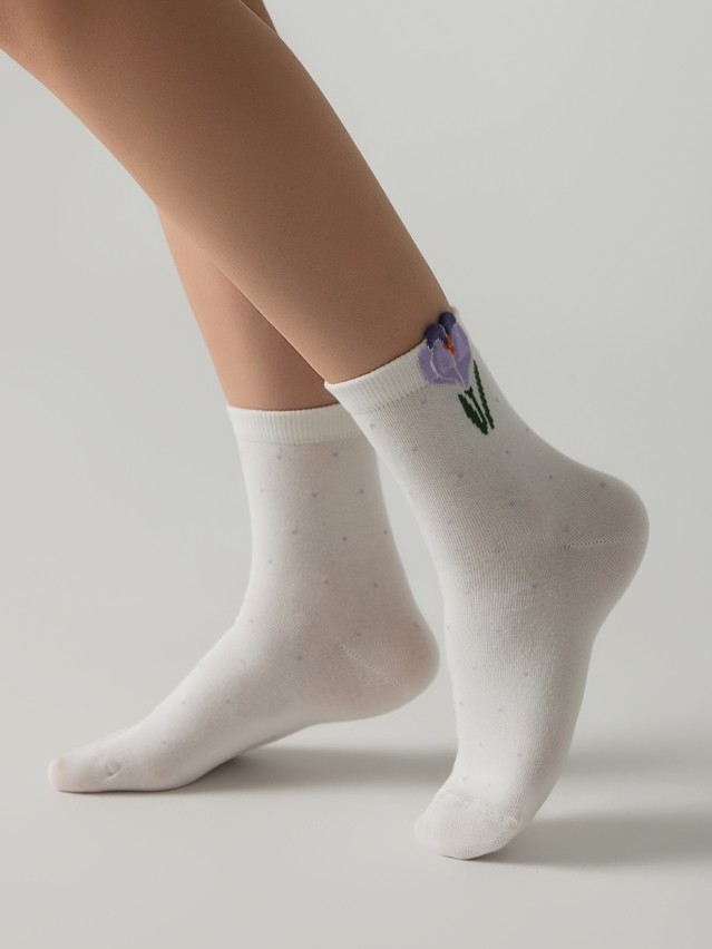 Носки женские хлопковые CE CLASSIC 17С-183СП, р.23-25, 1136 молочный - 1