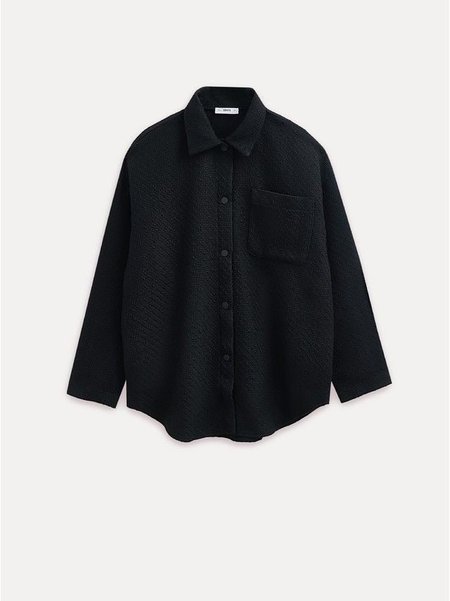 Рубашка женская C LRU 3268 24С-3331ТСП, р.170-84-90, black - 7