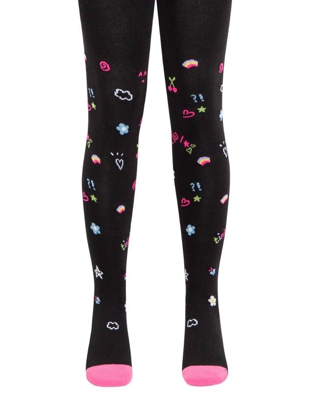 Колготки детские CK TIP-TOP, р.116-122 (18),615 черный - 1