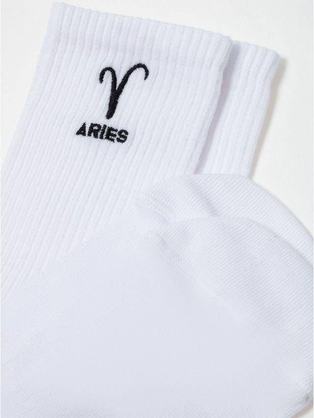 Носки женские хлопковые C FANTASY (с вышивкой) 24С-77СП, р.23-25, 666 белый - 10