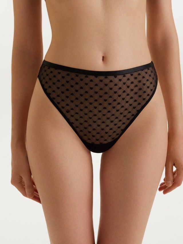 Трусы женские C HEARTS LBR 3338, р.90, black - 1