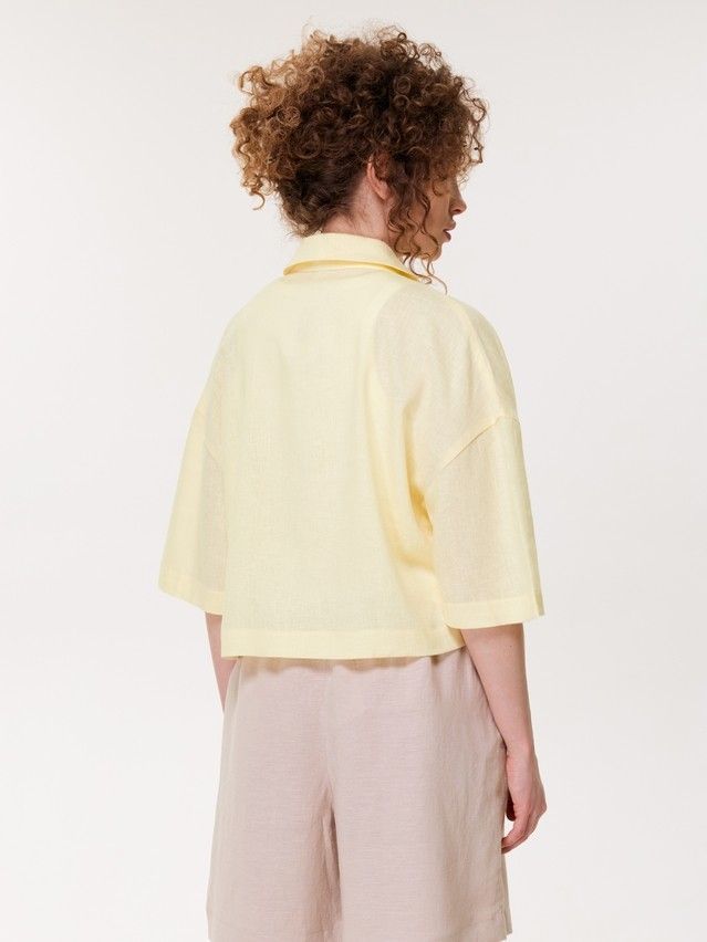 Рубашка жен. C LRU 3585, р.170-84-90, yellow - 2