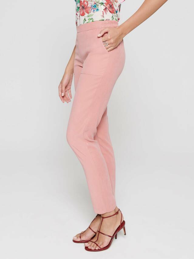 Women's trousers INDIANA, р.164-84-90, misty coral - 1