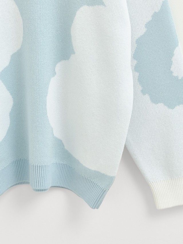 Джемпер женский CE LDK24122 24С-122СП, р.170-84, blue-white - 9