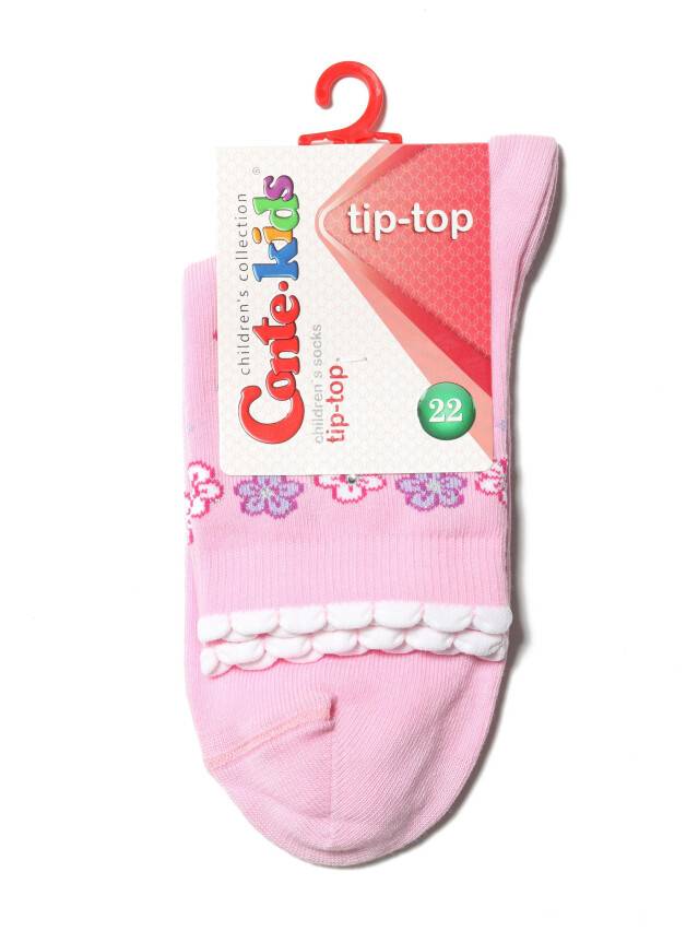 Носки хлопковые детские TIP-TOP (стразы, люрекс) 7С-45СП, p. 22, светло-розовый, рис. 251 - 2