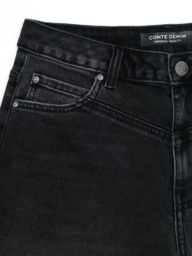 Джинсы женские C CON-801, р.164-90, washed black - 11