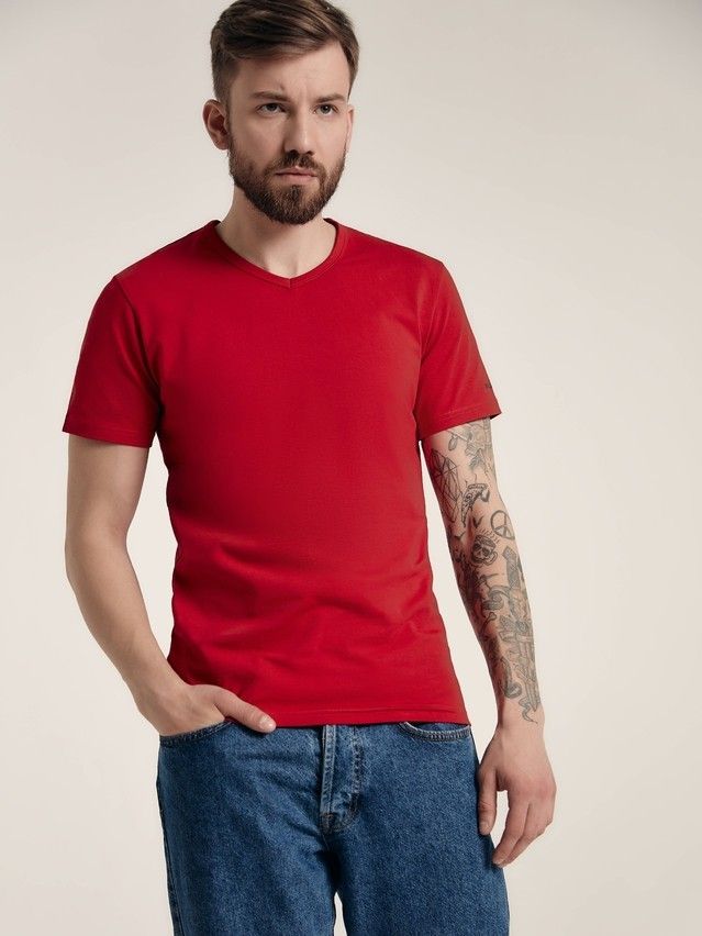 Футболка BASIC MF 310-10, р.170,176-100, dark red - 3