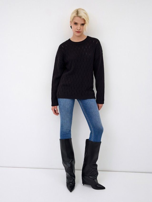 Джемпер женский CE LDK24119 24С-119СП, р.170-84, black - 3