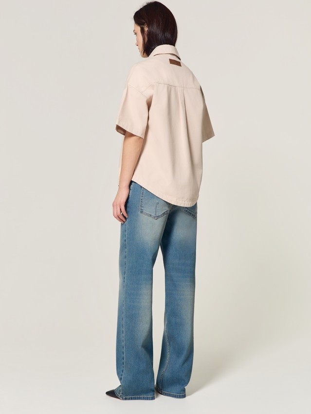 Ветровка джинсовая жен. C CON-926, р.170-84-90, beige - 2