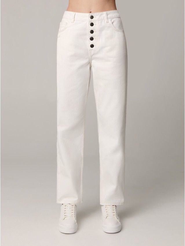Брюки джинсовые женские CE CON-547, р.170-102, off white - 5