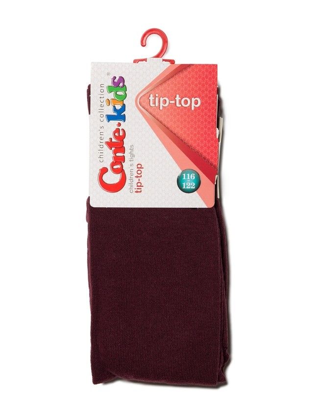 Колготки хлопковые детские TIP-TOP 4С-04СП, p. 116-122, темно-бордовый, рис. 000 - 2