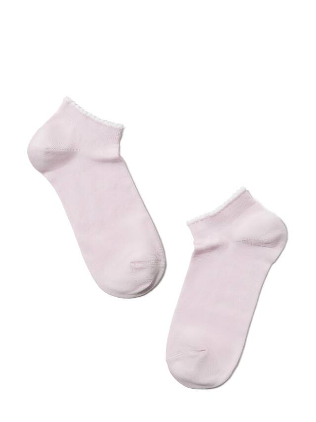 Носки хлопковые женские ACTIVE (короткие, пикот) 12С-45СП, р. 36-37, светло-розовый, рис. 041 - 2