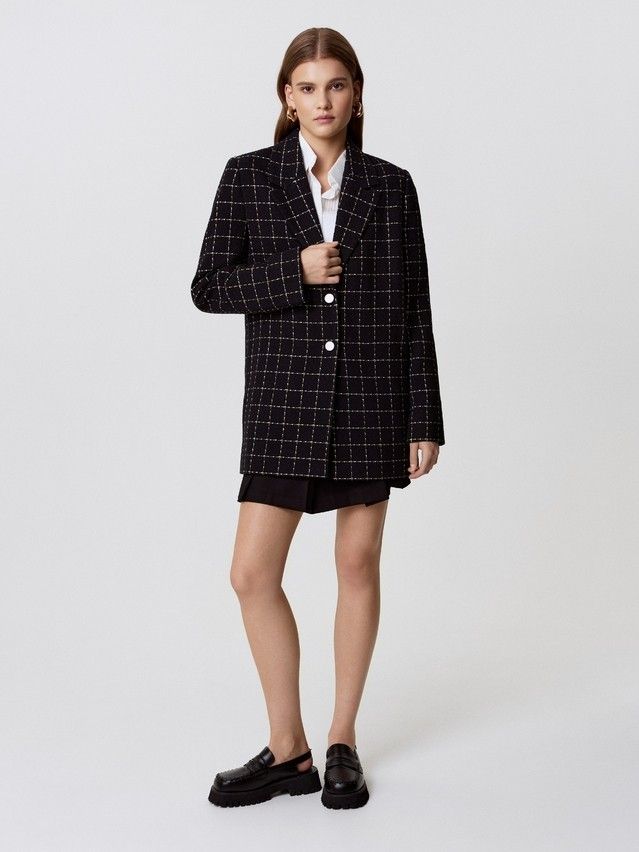 Жакет женский C LJ 3265, р.170-84-90, black-white - 1